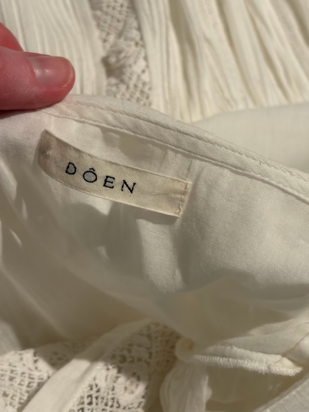 Doen Phoebe Dress in Salt - Picture 13 of 15